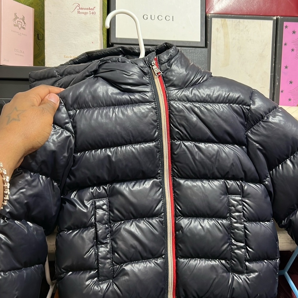 Navy blue Moncler coat